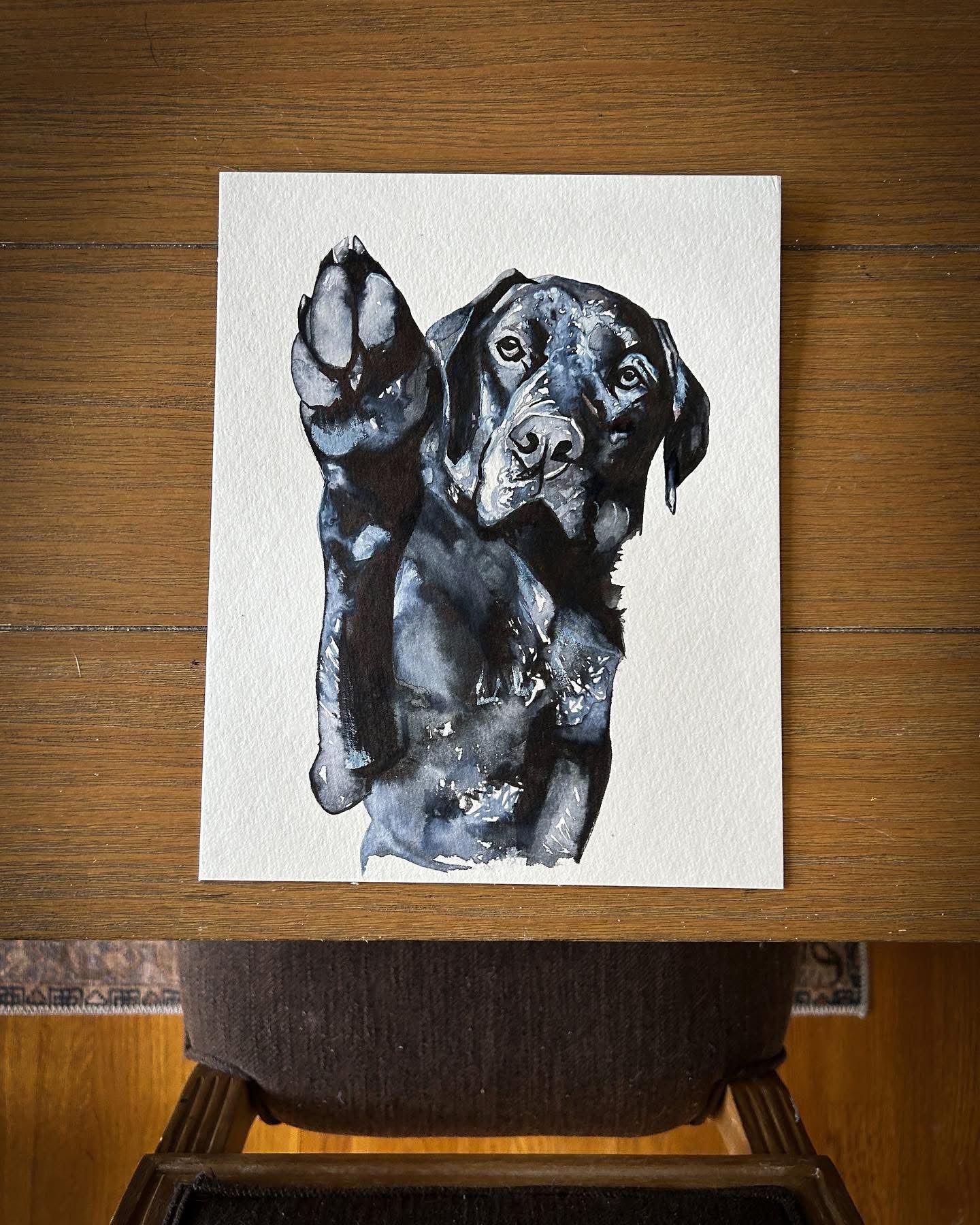 Original Watercolor Pet Portrait
