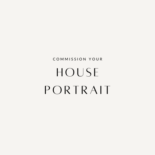 Original Watercolor House Portrait